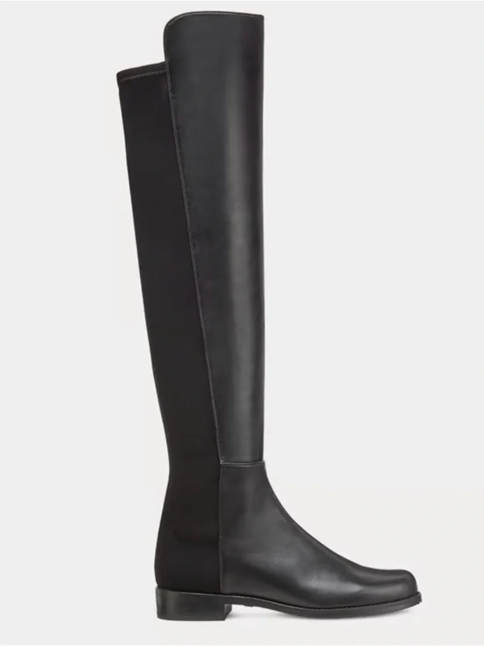 Stuart Weitzman 5050 Over-the-Knee Black Stretch Boots